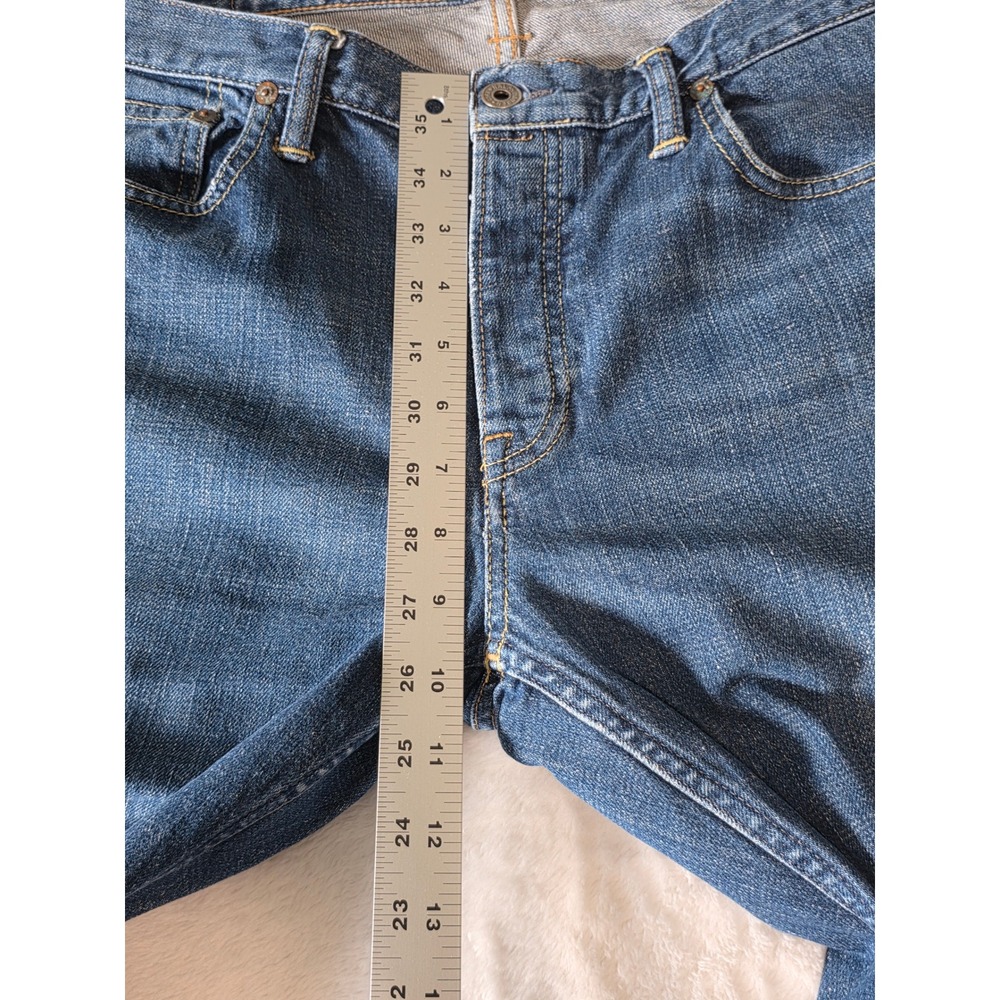 Ralph Lauren 650 Thompson Straight Leg Blue Denim Jeans 32x32 Med Wash Stretch - Picture 6 of 12
